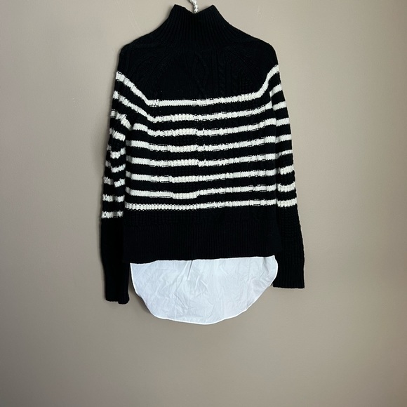 NWT All Saints Mari Roll Neck Striped Sweater - Picture 7 of 10